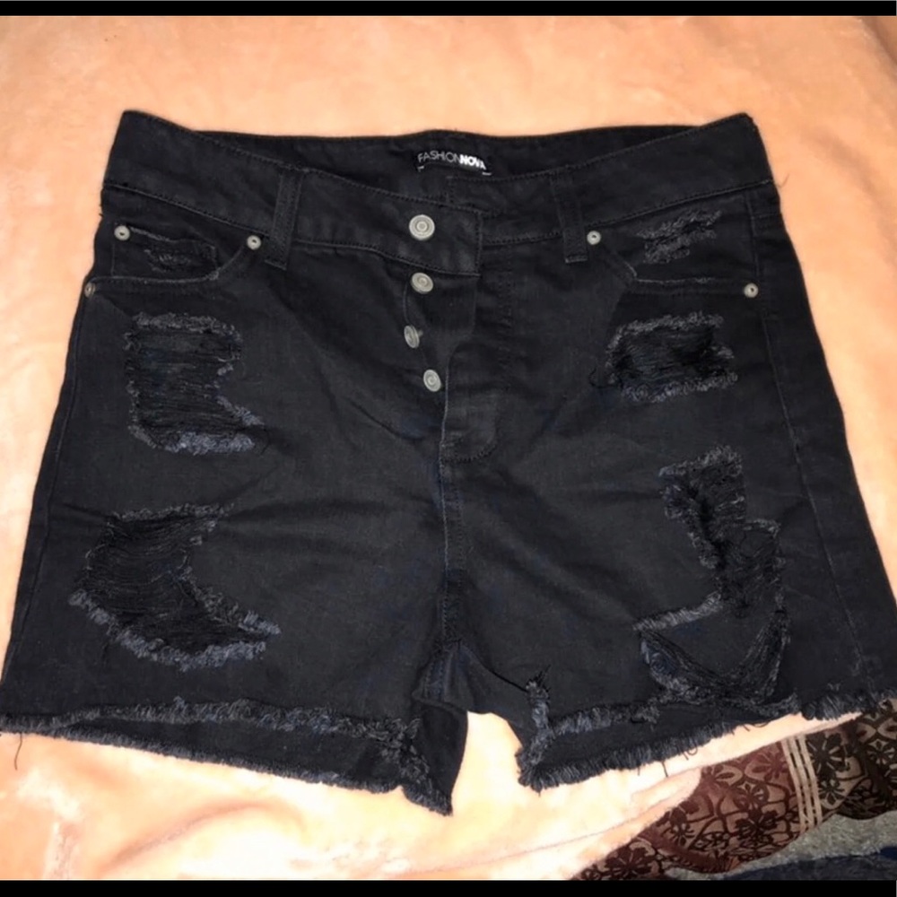 denim shorts
